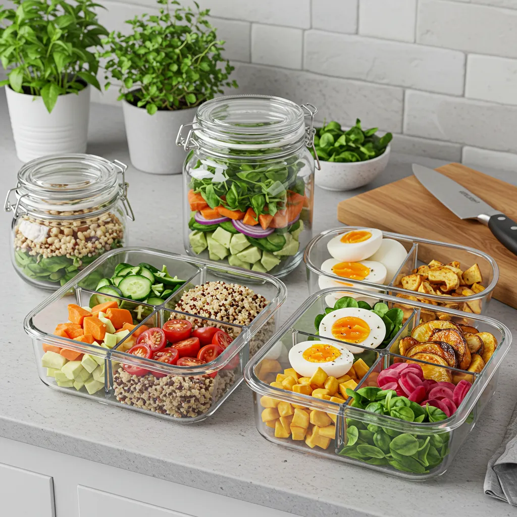 Healthy lunch meal prep containers resultat